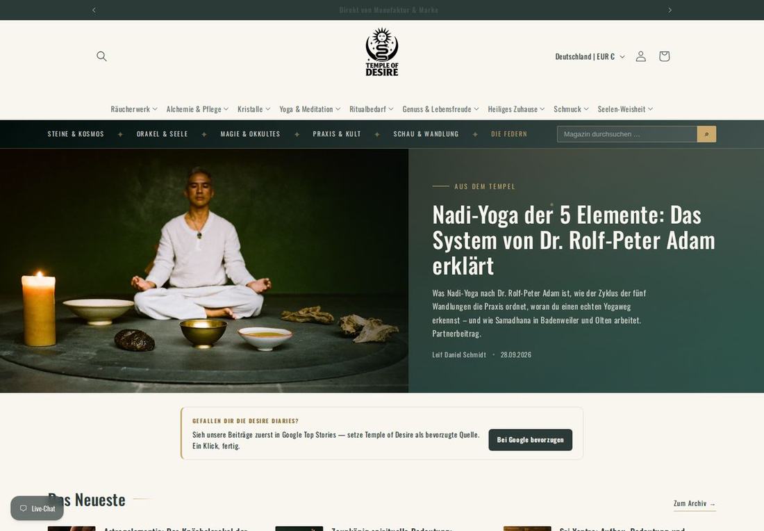 Desire Diaries Magazin
